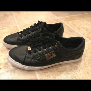 Guess black and gold shoe